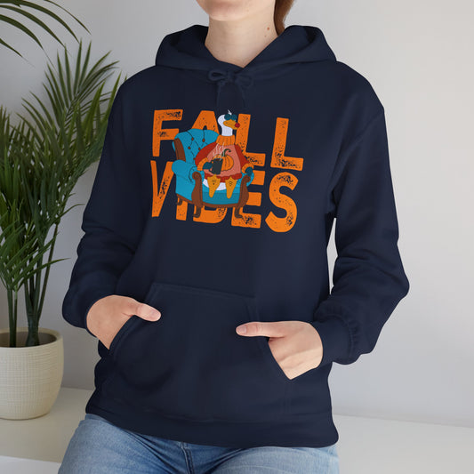 Fall Vibes: Unisex Hooded Sweatshirt - Cozy Fall Apparel