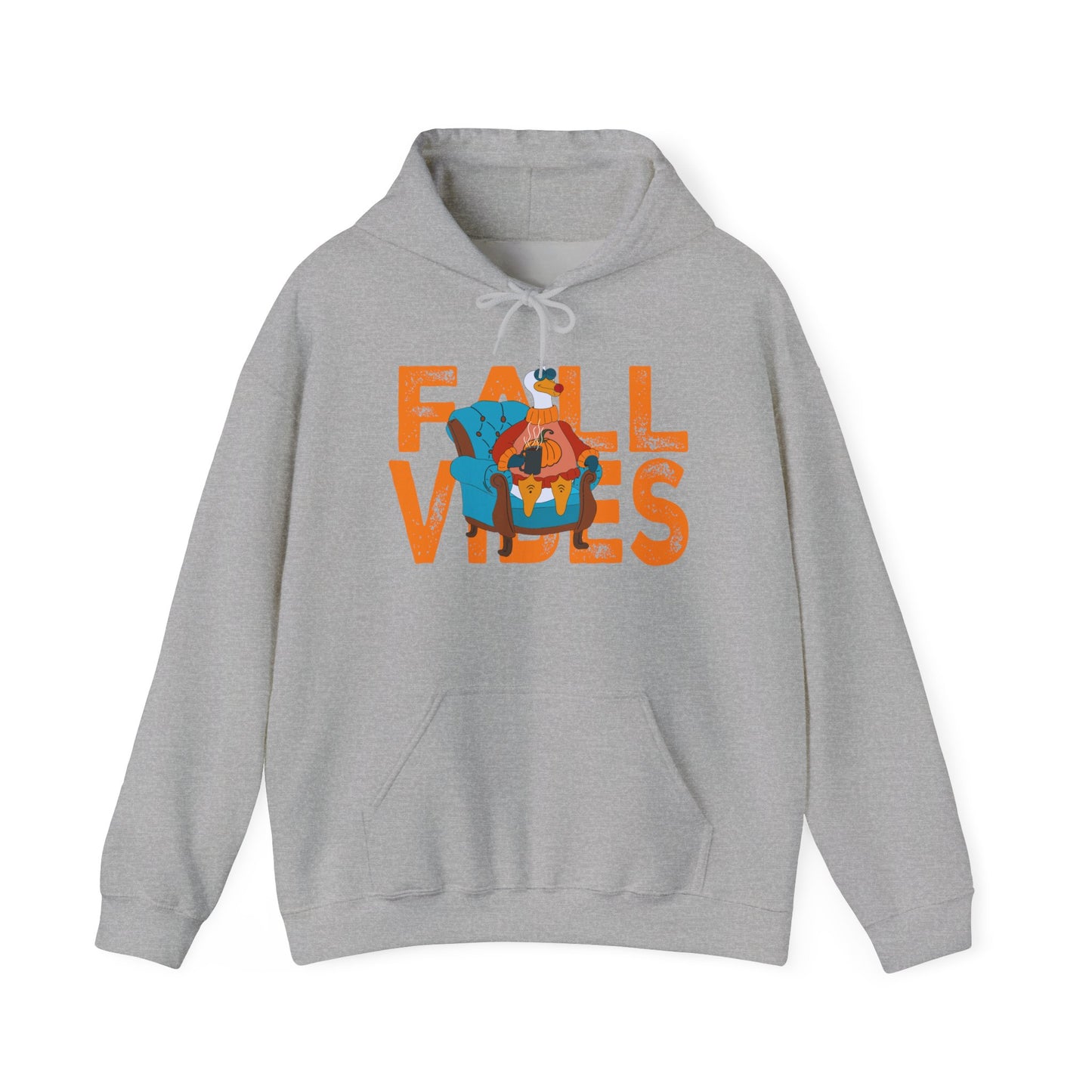 Fall Vibes: Unisex Hooded Sweatshirt - Cozy Fall Apparel, Seasonal Gift, Autumn Fashion, Pumpkin Spice Lover, Comfy Hoodies