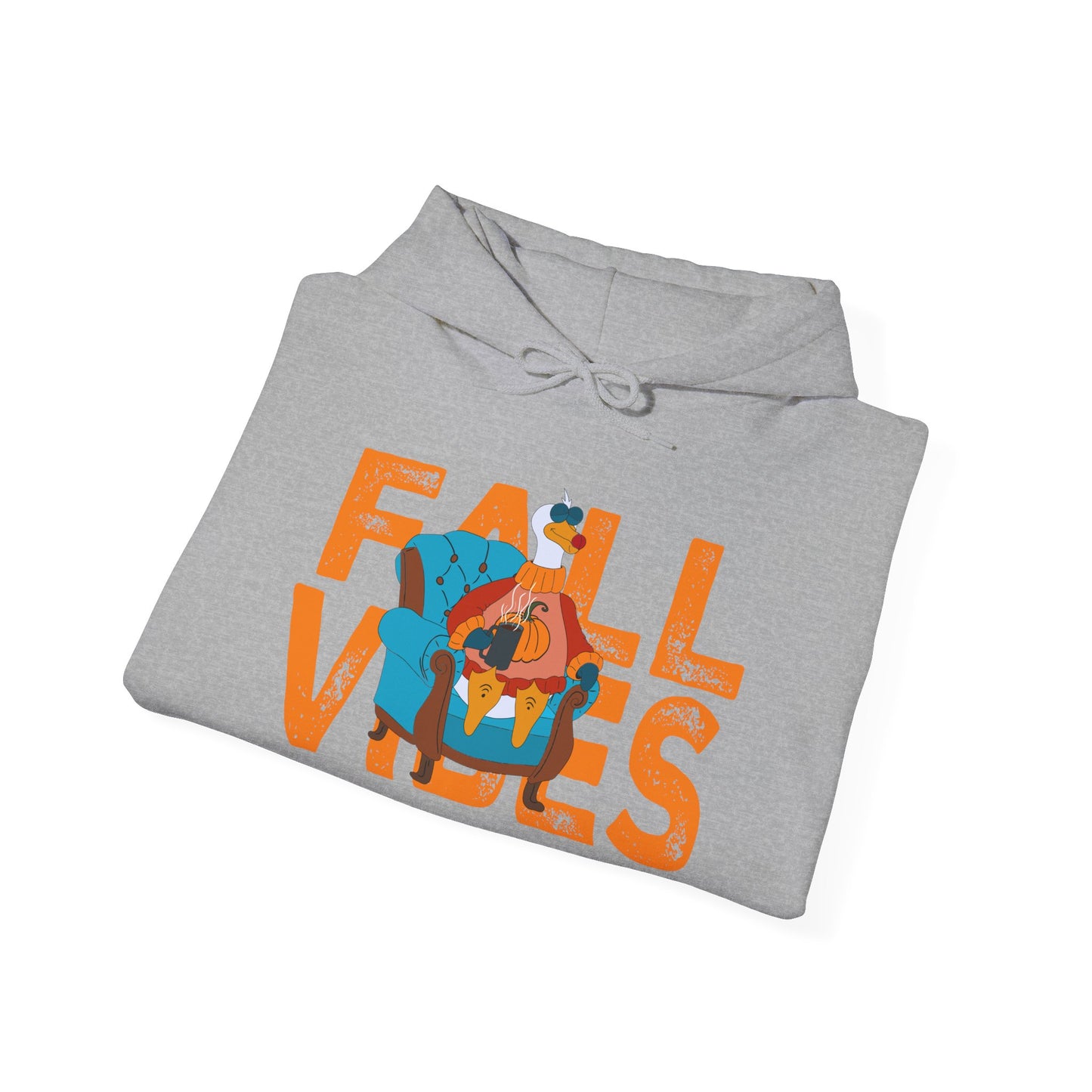 Fall Vibes: Unisex Hooded Sweatshirt - Cozy Fall Apparel, Seasonal Gift, Autumn Fashion, Pumpkin Spice Lover, Comfy Hoodies