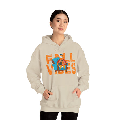 Fall Vibes: Unisex Hooded Sweatshirt - Cozy Fall Apparel, Seasonal Gift, Autumn Fashion, Pumpkin Spice Lover, Comfy Hoodies