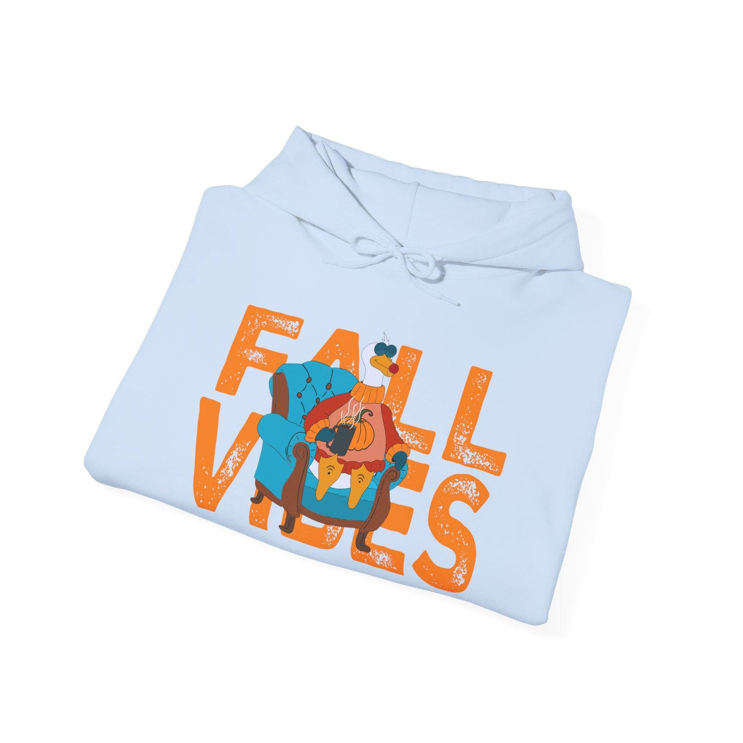 Fall Vibes: Unisex Hooded Sweatshirt - Cozy Fall Apparel, Seasonal Gift, Autumn Fashion, Pumpkin Spice Lover, Comfy Hoodies