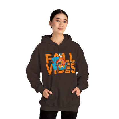 Fall Vibes: Unisex Hooded Sweatshirt - Cozy Fall Apparel, Seasonal Gift, Autumn Fashion, Pumpkin Spice Lover, Comfy Hoodies