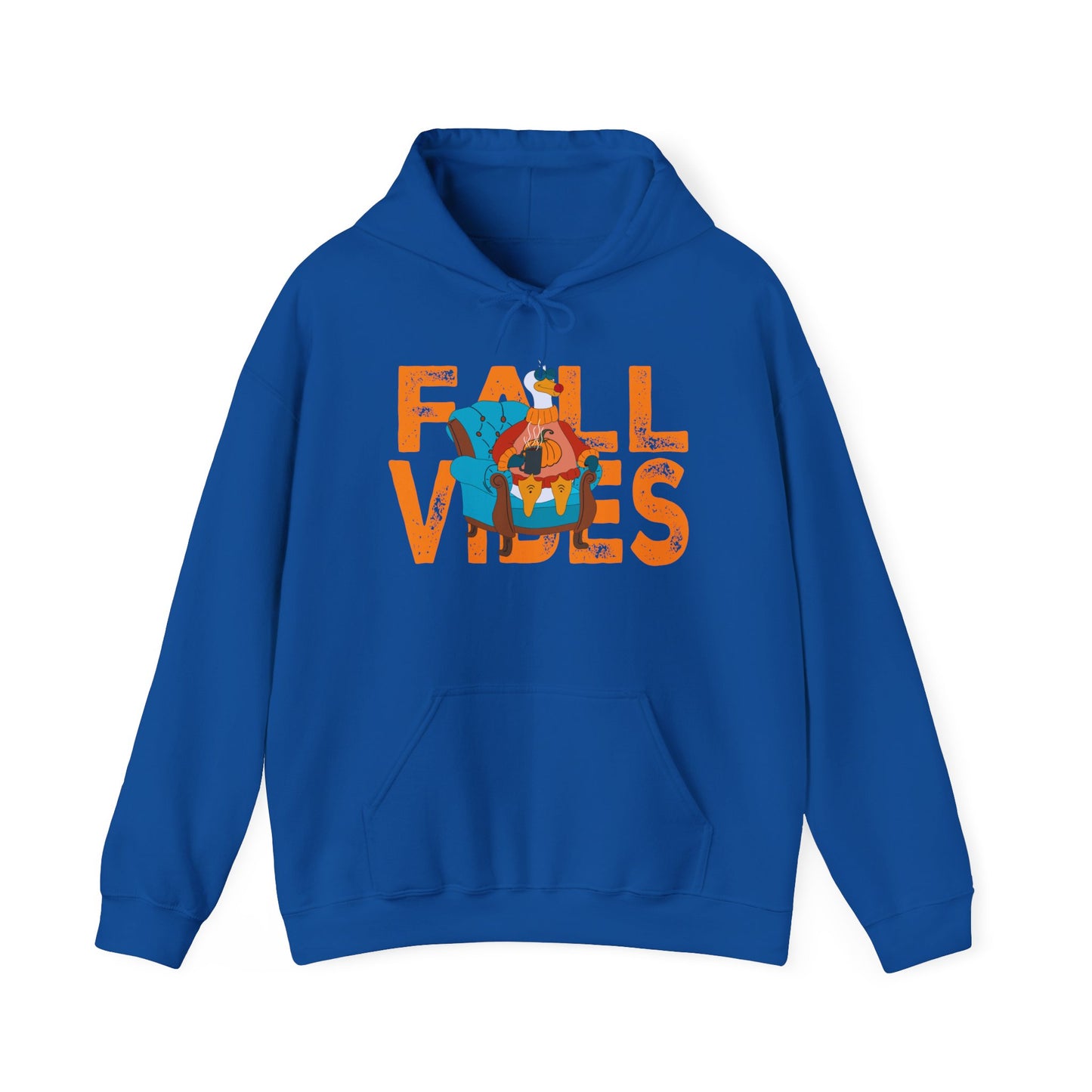 Fall Vibes: Unisex Hooded Sweatshirt - Cozy Fall Apparel, Seasonal Gift, Autumn Fashion, Pumpkin Spice Lover, Comfy Hoodies