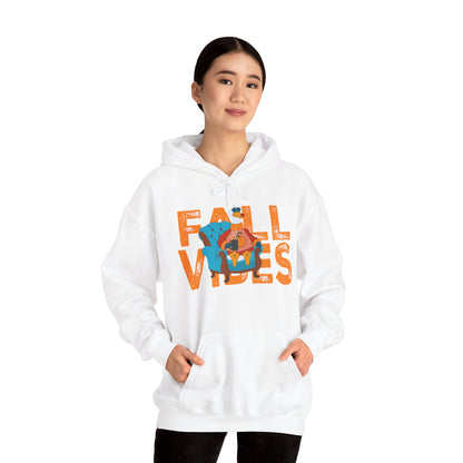 Fall Vibes: Unisex Hooded Sweatshirt - Cozy Fall Apparel, Seasonal Gift, Autumn Fashion, Pumpkin Spice Lover, Comfy Hoodies