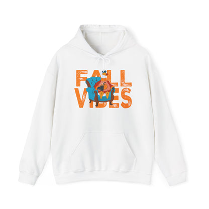 Fall Vibes: Unisex Hooded Sweatshirt - Cozy Fall Apparel, Seasonal Gift, Autumn Fashion, Pumpkin Spice Lover, Comfy Hoodies