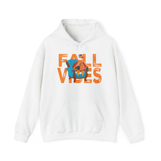 Fall Vibes: Unisex Hooded Sweatshirt - Cozy Fall Apparel, Seasonal Gift, Autumn Fashion, Pumpkin Spice Lover, Comfy Hoodies