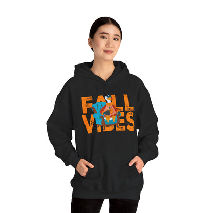 Fall Vibes: Unisex Hooded Sweatshirt - Cozy Fall Apparel, Seasonal Gift, Autumn Fashion, Pumpkin Spice Lover, Comfy Hoodies