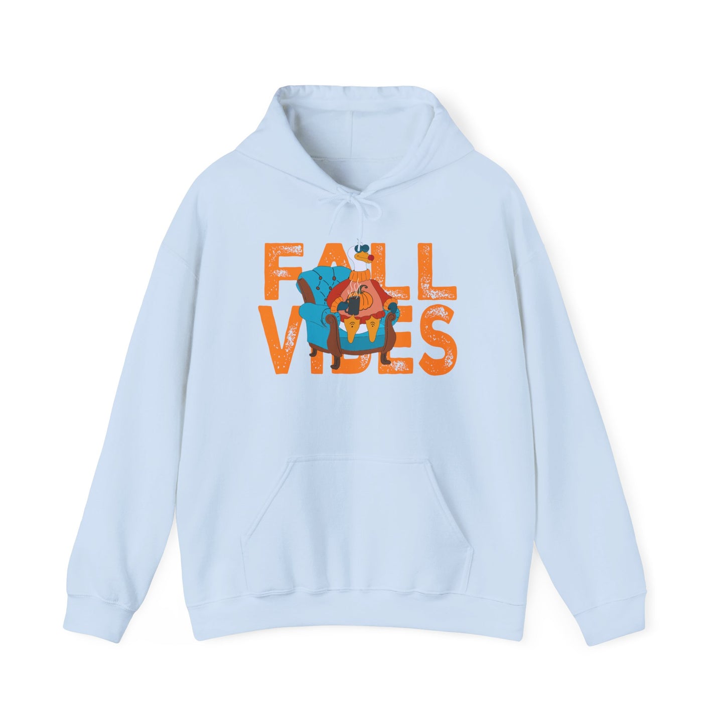 Fall Vibes: Unisex Hooded Sweatshirt - Cozy Fall Apparel, Seasonal Gift, Autumn Fashion, Pumpkin Spice Lover, Comfy Hoodies
